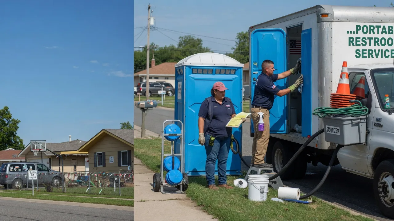 Portable Toilet Rental in Edwardsville, KS near me
